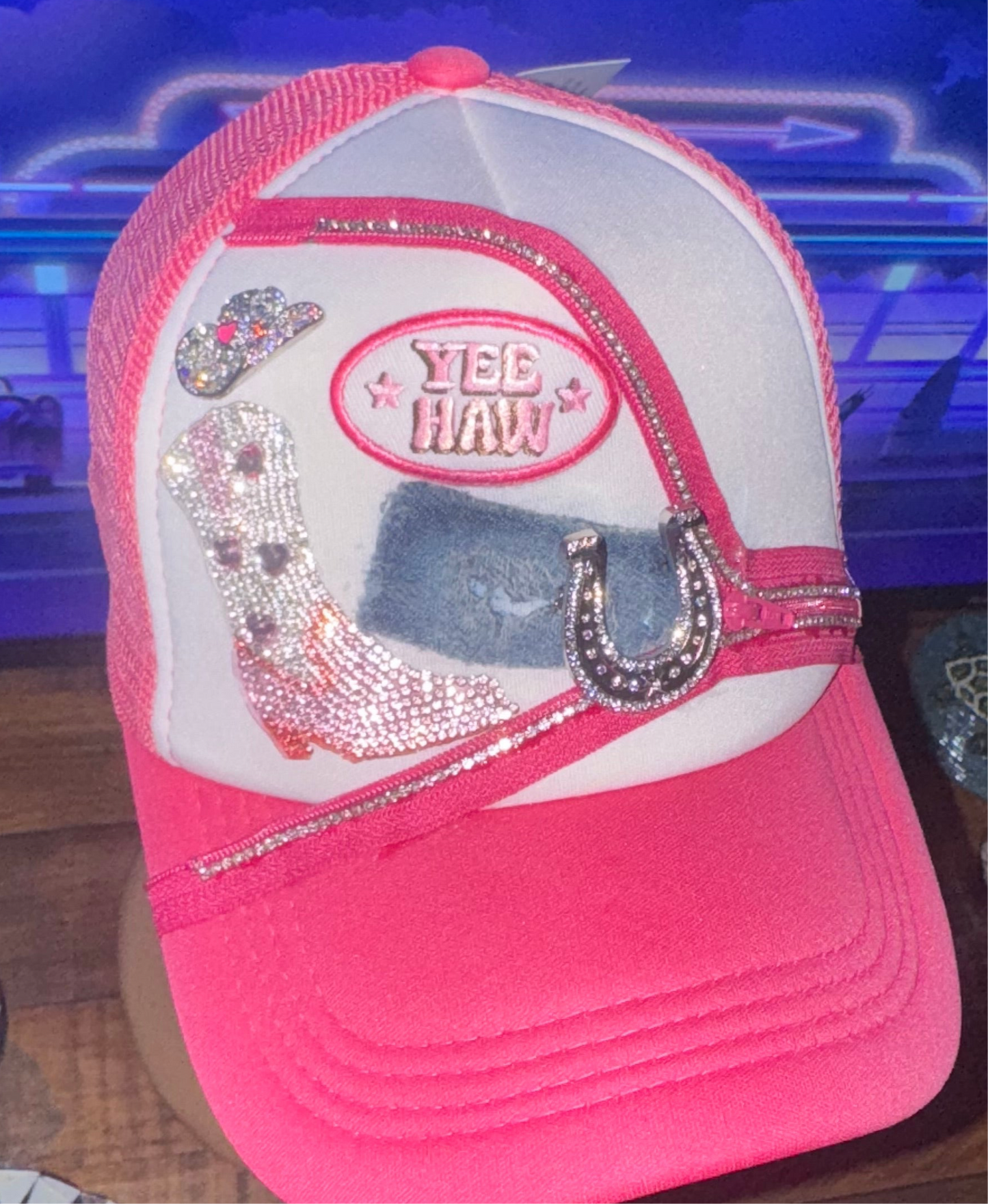“Rhinestone Rodeo” Trucker hat-Drip Certified Collection