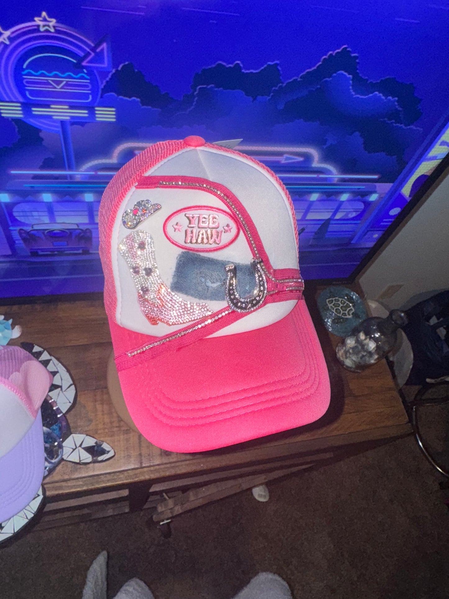 “Rhinestone Rodeo” Trucker hat-Drip Certified Collection