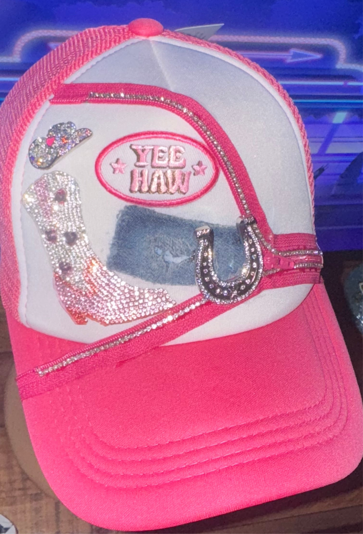 “Rhinestone Rodeo” Trucker hat-Drip Certified Collection