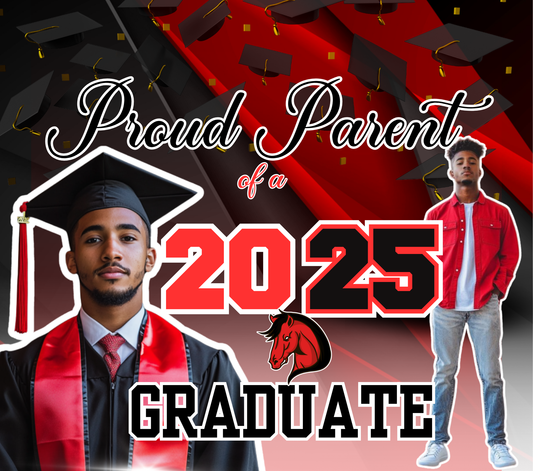 Custom Graduation Yards Sign-Double Sided